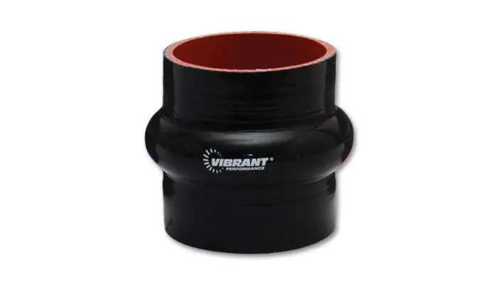 Vibrant 4 Ply Hump Hose - 1.75In I.D. X 3In Long - Black 1