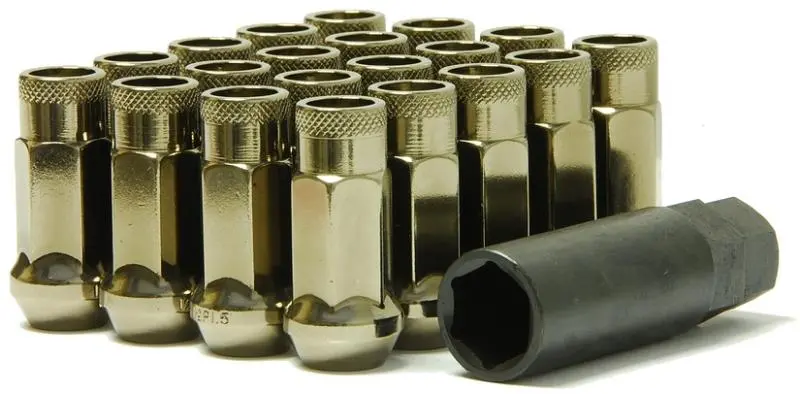Wheel Mate Muteki Sr48 Open End Lug Nuts - Titanium 12X1.25 48Mm 1