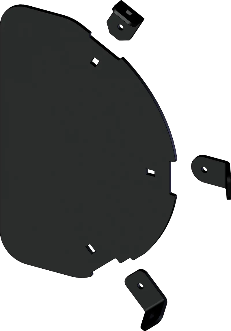 Kfi Plow Side Shield Tapered 1