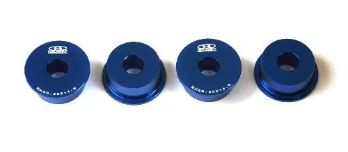 Blox Racing Honda S2000 Steering Rack Rigid Bushing Kit - Black 1
