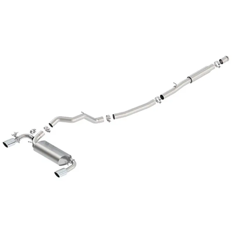 Ford Racing 2016-2017 Focus Rs Active Sport Cat-Back Exhaust System W/ Polished Tips 1