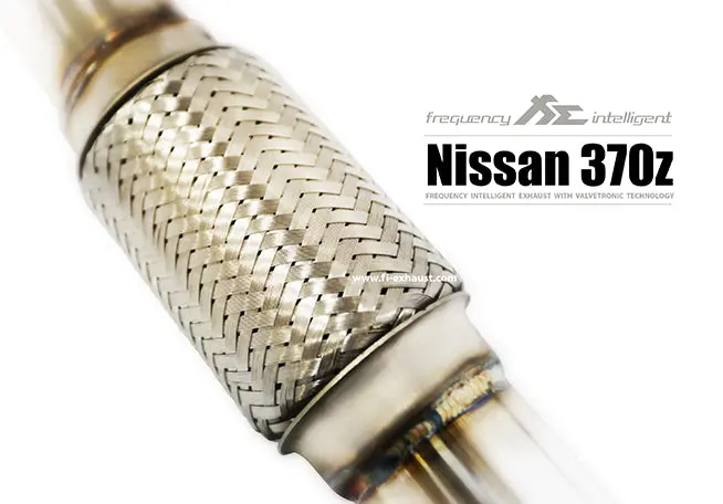 Fi Exhaust Nissan 370Z Front Y Pipe + Mid Y Pipe + Valvetronic Mufflers + Dual Tips 3