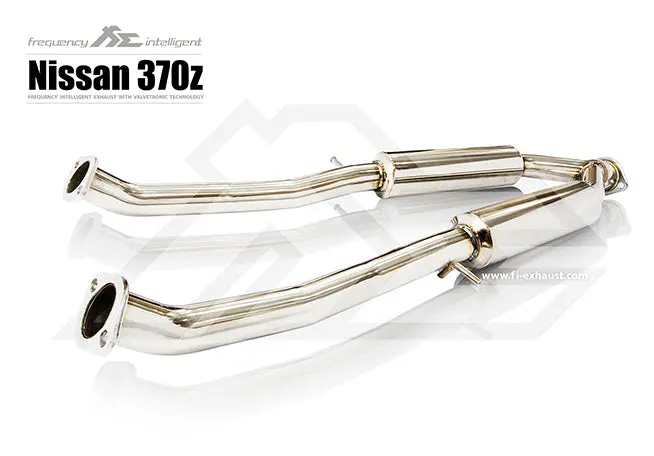 Fi Exhaust Nissan 370Z Front Y Pipe + Mid Y Pipe + Valvetronic Mufflers + Dual Tips 5