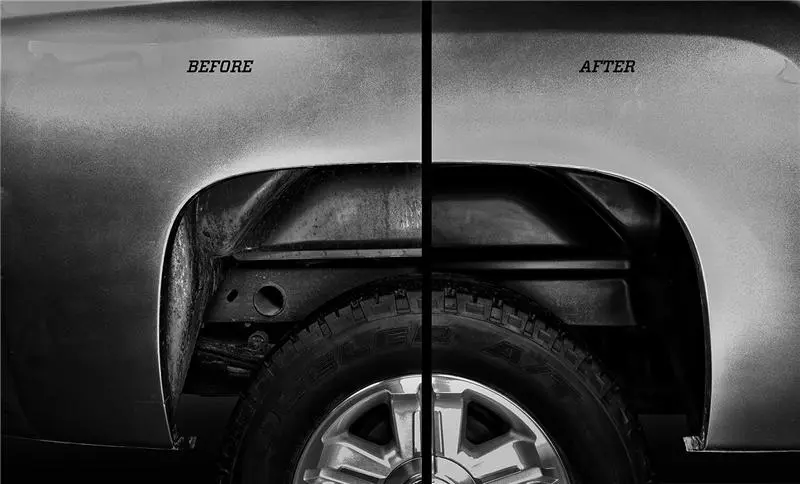 Husky Liners 14-15 Chevy/Gmc Silverado/Sierra Black Rear Wheel Well Guards 1