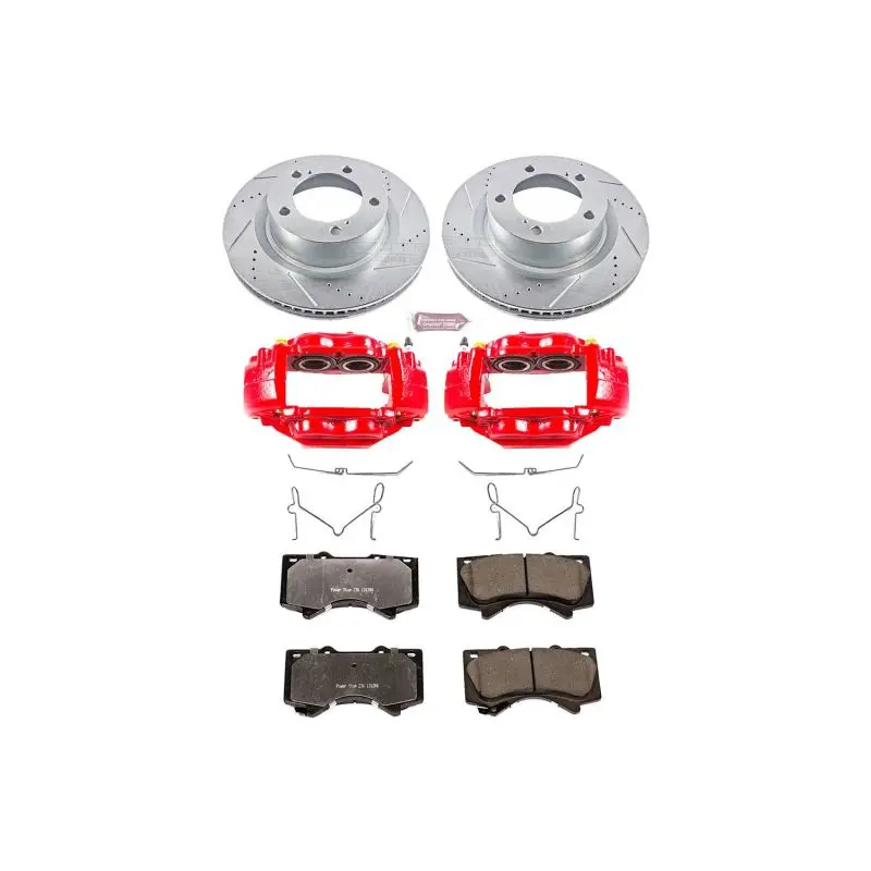 Power Stop 07-15 Toyota Tundra Front Z36 Truck & Tow Kit W/Cals 1