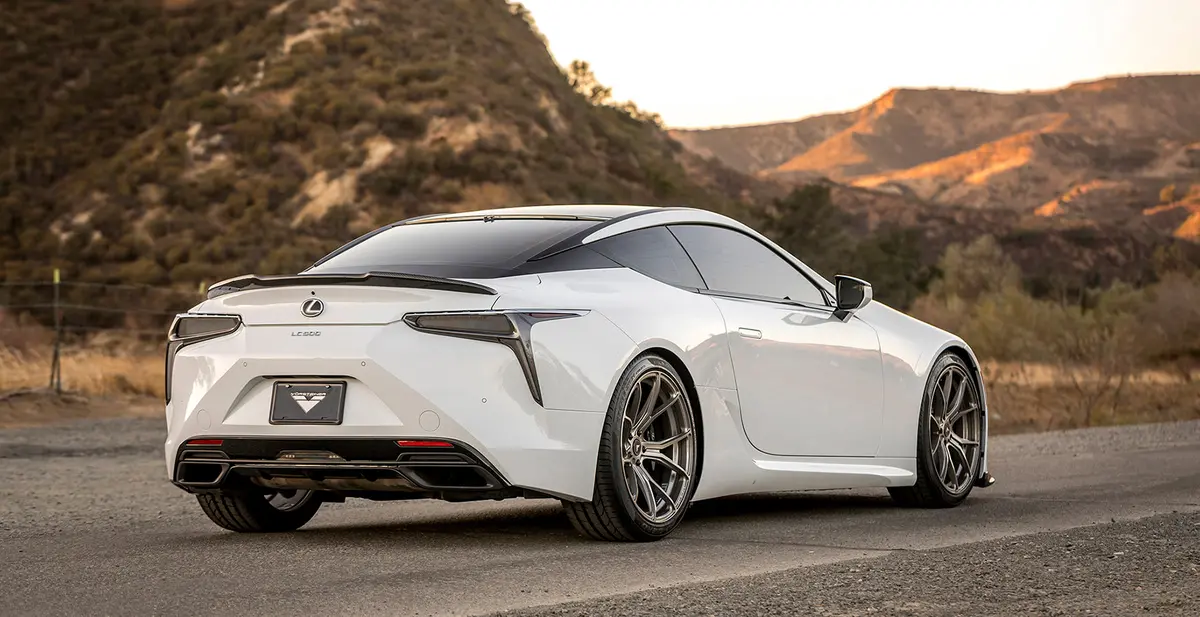 Vorsteiner V-Lc Aero Decklid Spoiler Carbon Fiber Pp 2X2 Glossy For Lexus Lc 1