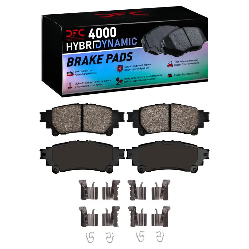 Dfc 10-15 Lexus Rx350 Rear 4000 Hybridynamic Brake Pads And Hardware Kit 1