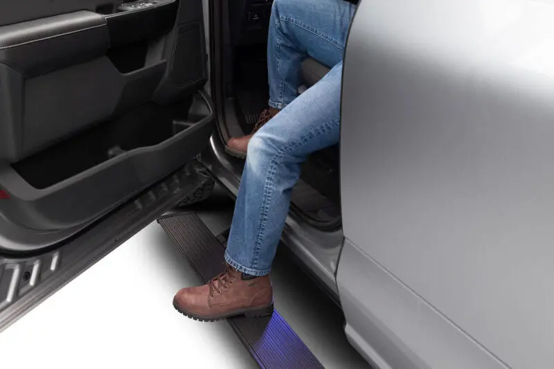 Amp Research 2009-2015 Dodge Ram 1500 All Cabs Powerstep - Black 1