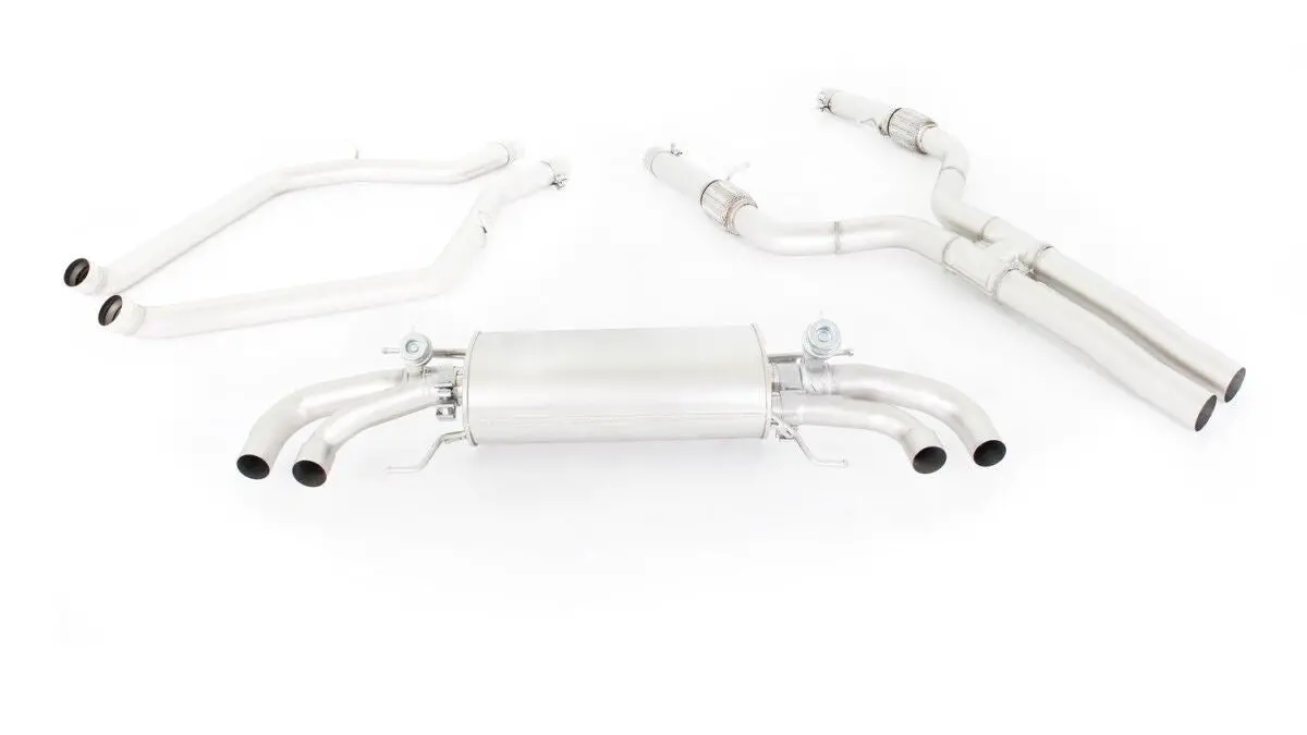 Remus Cat-Back-System Outlet Tubes With Integrated Vacuum Controlled Valves 1