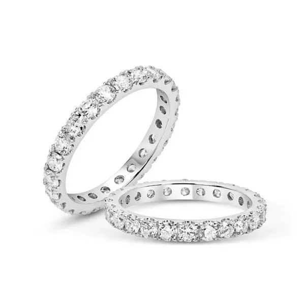 Silver, Cubic Engagement Wedding Band Ring 1