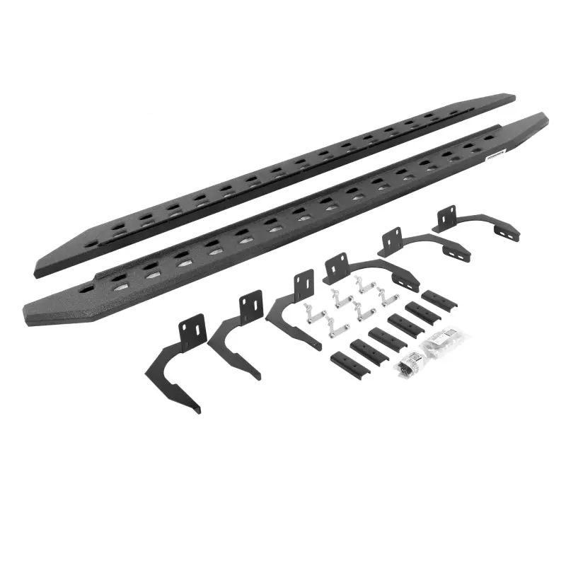 Go Rhino 10-22 Ram 2500/3500Hd Crew Cab 4Dr Rb20 Slim Running Boards Kit (W/Brackets) - Bedliner Ct 1