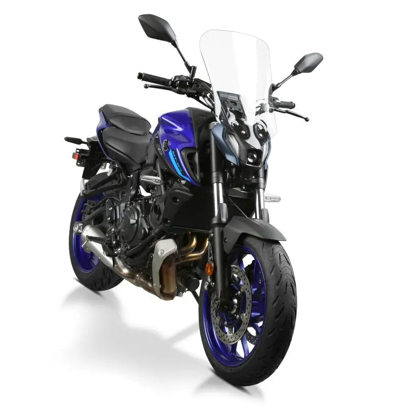 National Cycle 21+ Yamaha Mt-07 V Stream/ Wave Tall Windshield - Clear 1