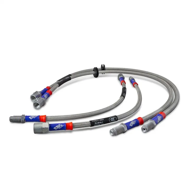 Ebc 99-04 Ford Mustang Cobra (4Th Gen) 4.6L Stainless Steel Brake Line Kit 1