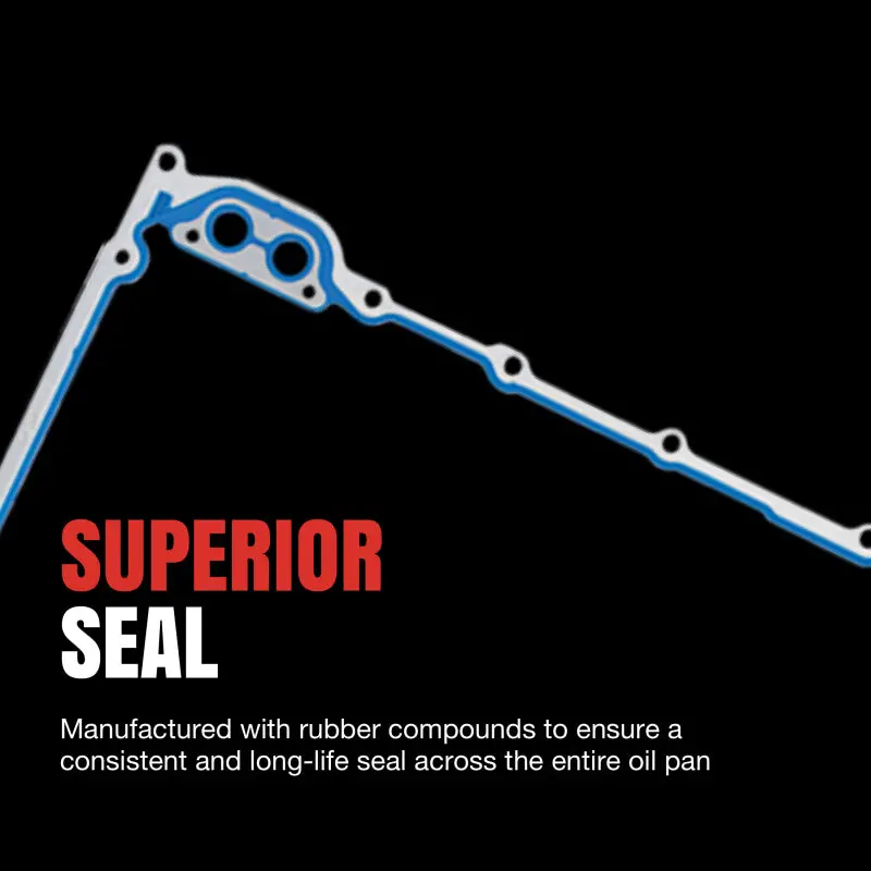 Fel-Pro 94-00 Mazda Miata/95-98 Protege Engine Oil Pan Gasket Set - Rtv Silicone W/ Rubber End Seals 1