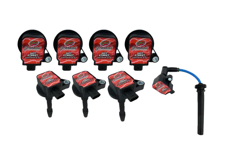 Granatelli 18-23 Ford 5.0L 4V Hot Street Coil-On-Plug Wire Conn Kit W/Coil Packs (50K Volts) 1