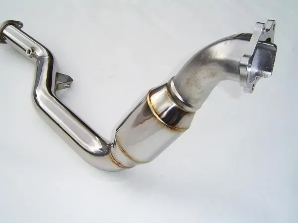 Invidia 02-07 Wrx/Sti Polished Divorced Waste Gate Downpipe With High Flow Cat 1