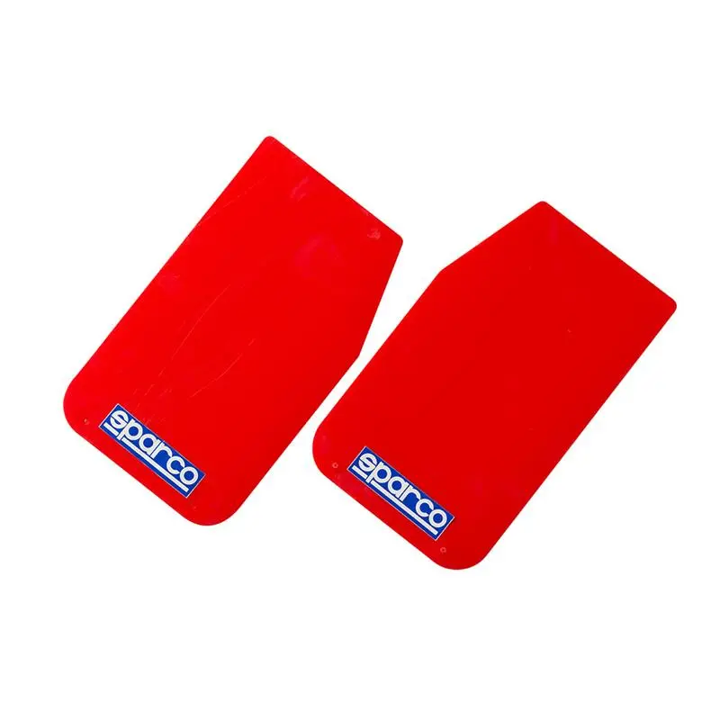 Sparco Mud Flap Pair Red 1