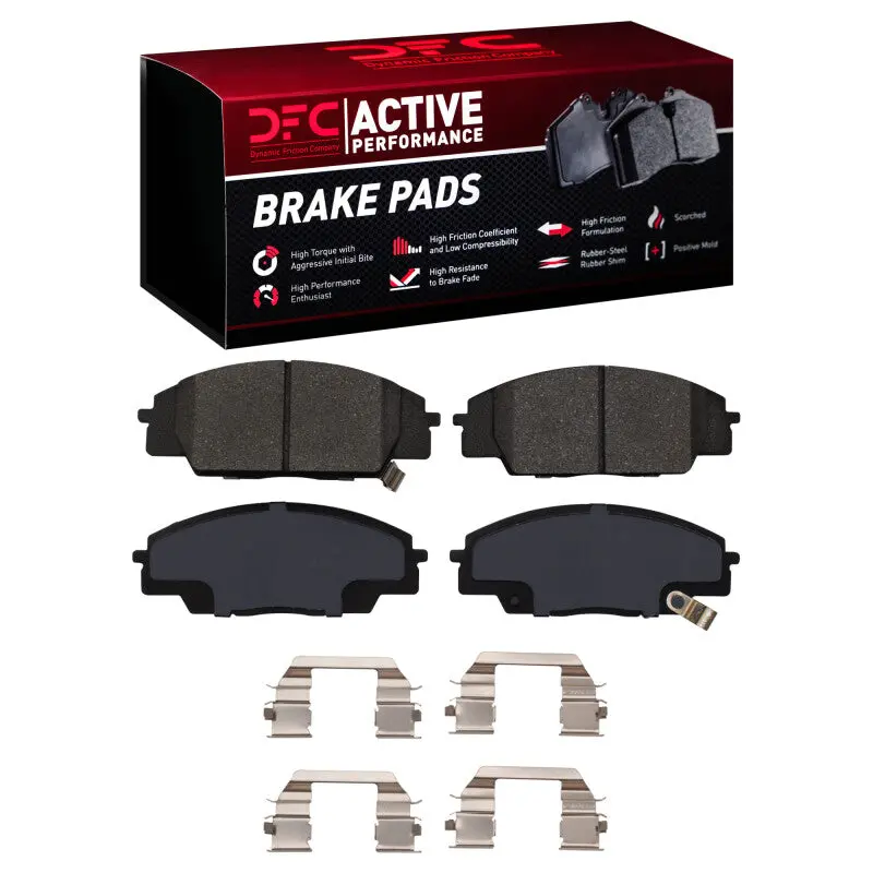Dfc 00-11 Acura Rsx Front Active Performance Pads And Hardware Kit 1