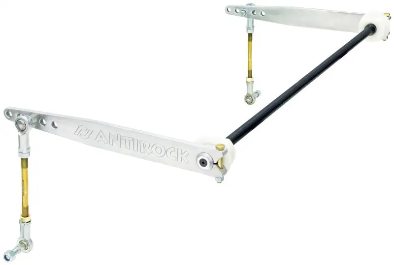 Rockjock Tj/Lj Antirock Sway Bar Kit Front Bolt-On Aluminum Arms 1