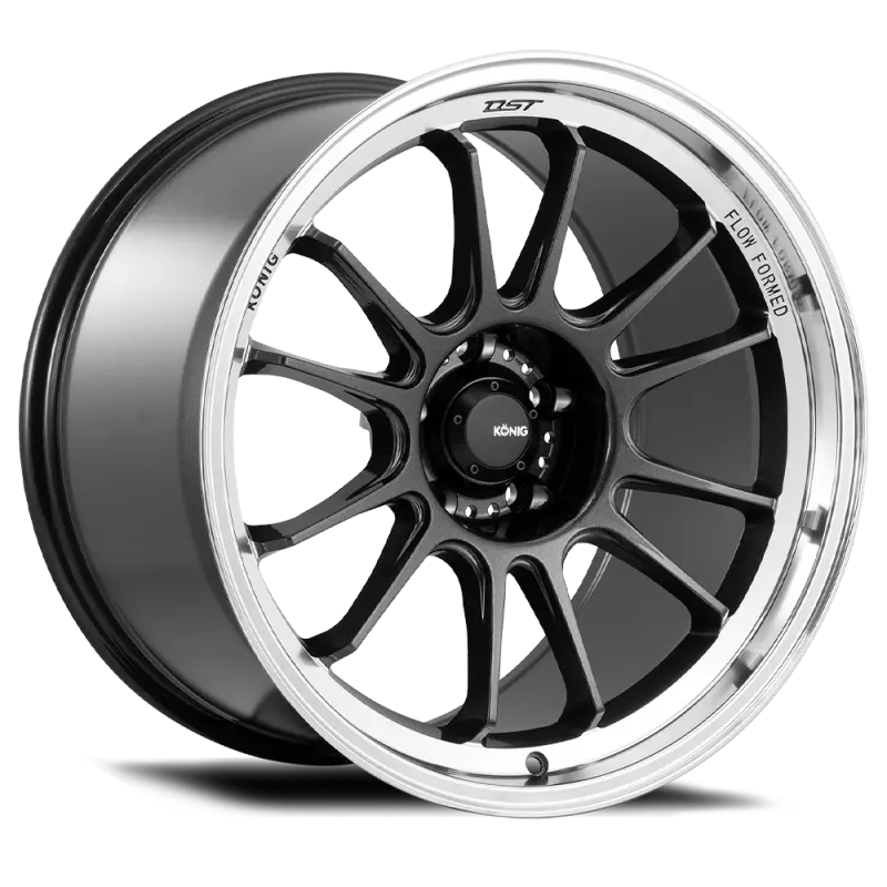 Konig Hypergram 18X11 5X114.3 Et40 Metallic Carbon W/ Machined Lip 1
