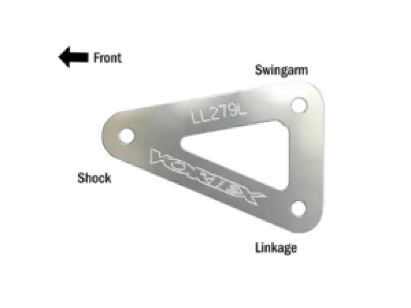 Vortex Racing 08-23 Honda Cbr1000 Rr Lowering Link Kit- Silver 1