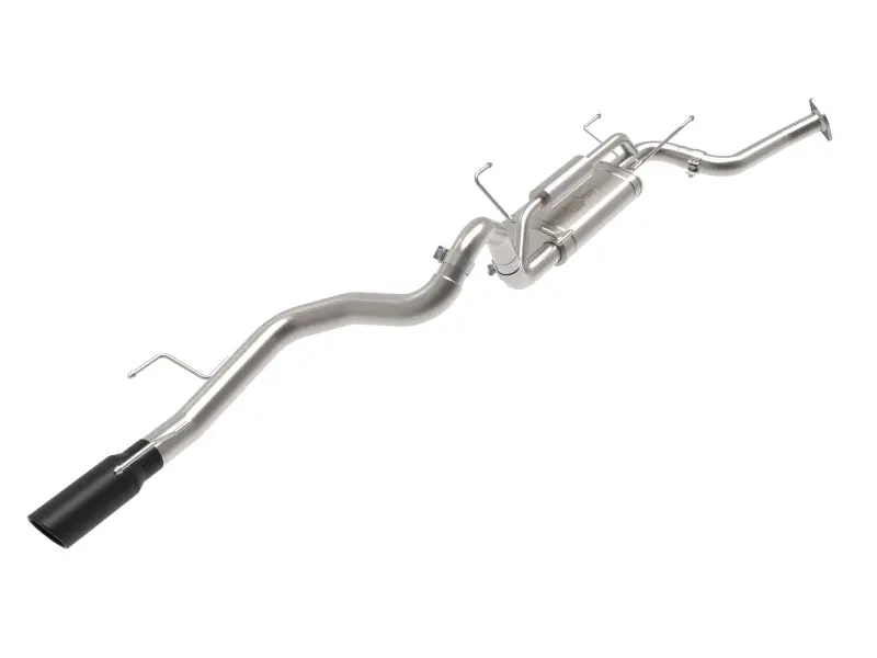 Afe 24-25 Toyota Land Cruiser 2-1/2In To 3In 304 Ss Cat-Back Exhaust System W/ Black Tip 1