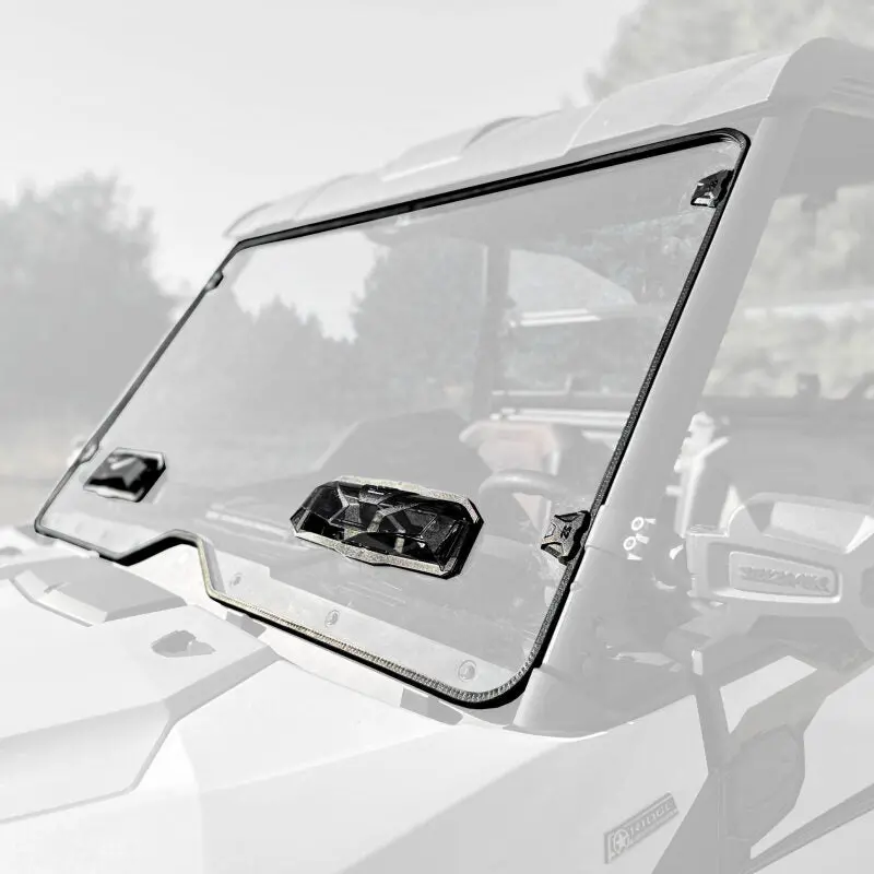 Seizmik 24+ Kawasaki Ridge Ranch Tool Less Windshield - Hardcoated 1