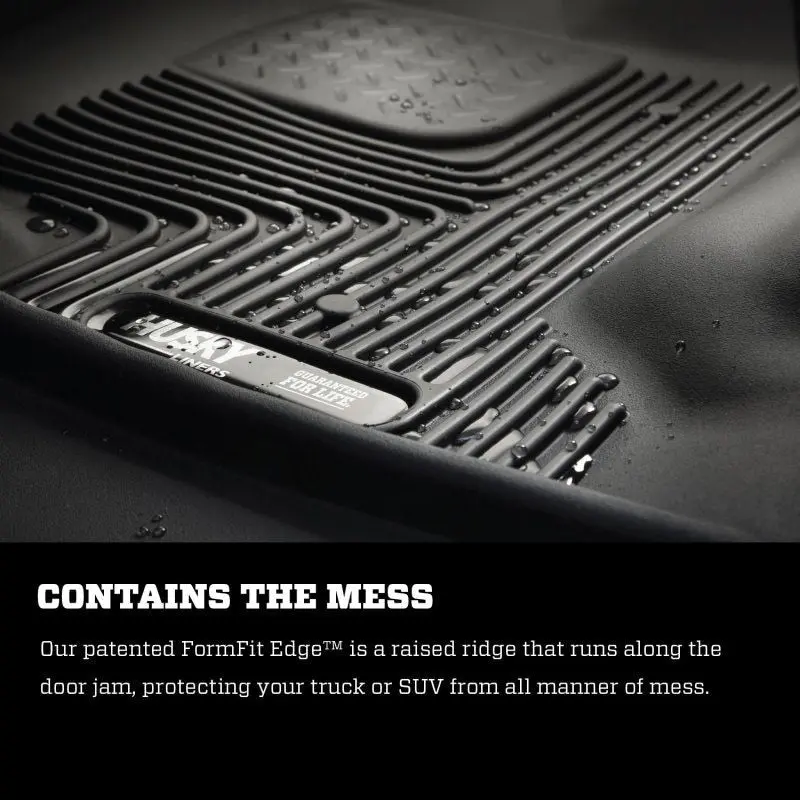Husky Liners 19-24 Chevy Silverado1500/Gmc Sierra1500 X-Act Front + 2Nd Seat Floor Liner Set-Black 2