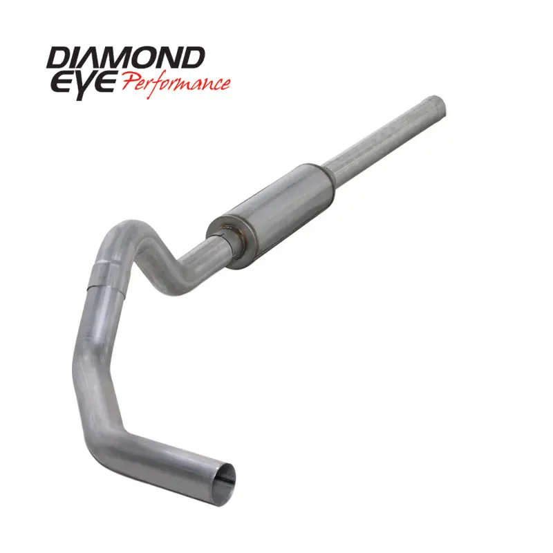 Diamond Eye Kit 4In Catback Single Al: 2004.5-2007.5 Dodge Cummins 600 1