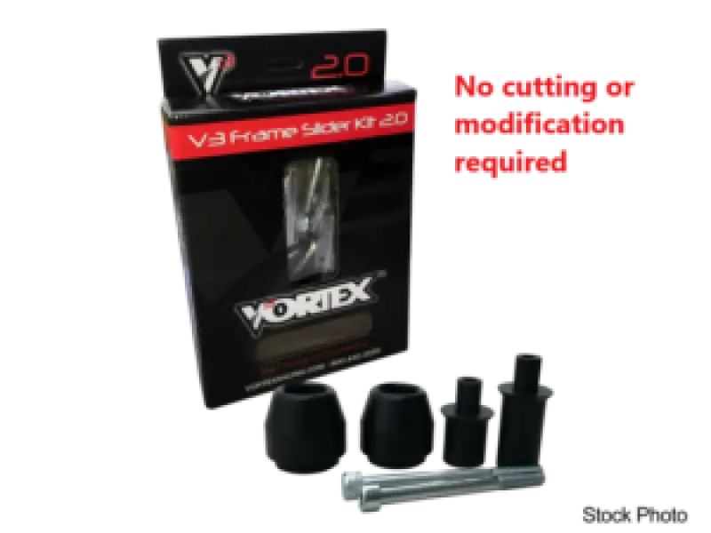 Vortex Racing 13-17 Kawasaki Ninja 300 V3 2.0 Frame Slider Kit- No Cut 1