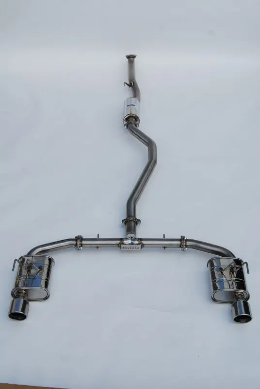 Invidia 2022+ Honda Civic Si (1.5T) 70Mm Q300 Cat Back Exhaust - Rolled Ss Tips 1