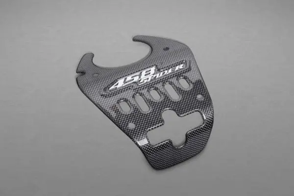 Capristo Ferrari 458 Spider - Carbon Lock Cover (Matte) 1