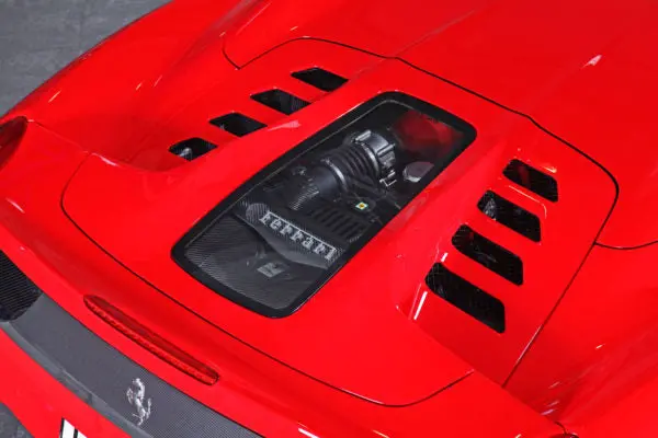 Capristo Ferrari 458 Spider - Carbon And Glass Bonnet (Primed Top/Gloss Bottom) 1