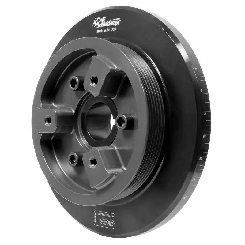 Fluidampr 90-05 Toyota 1Jz/2Jz I6 Steel 8.5In Dia Dry Sump Pulley Internally Balanced Damper 1