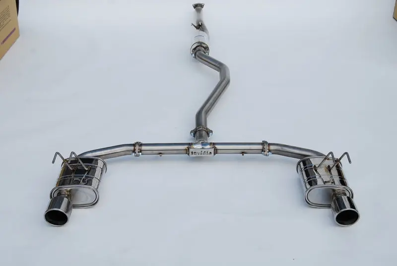 Invidia 2022+ Honda Civic Si (1.5T) 70Mm Q300 Cat Back Exhaust - Rolled Ss Tips 2