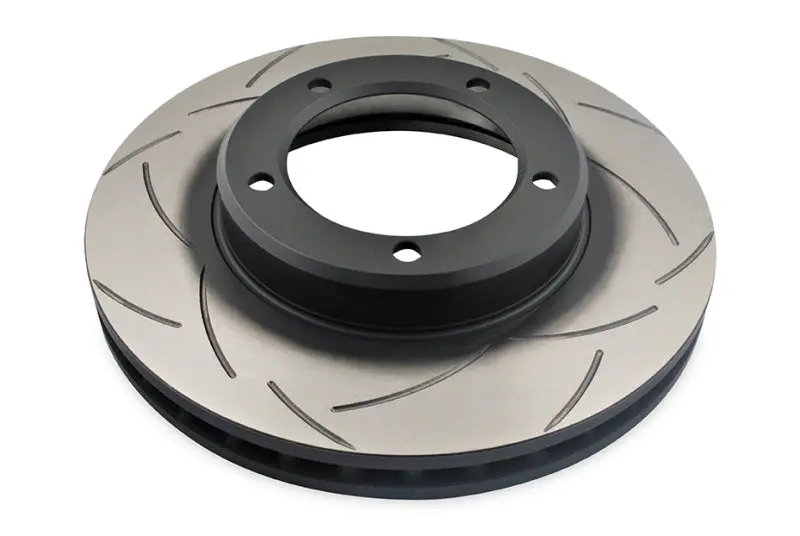 Dba 98-06 Toyota 70 Landcruiser (Reverse Mount) 4X4 Survival T2 Slotted Front Brake Rotor 1
