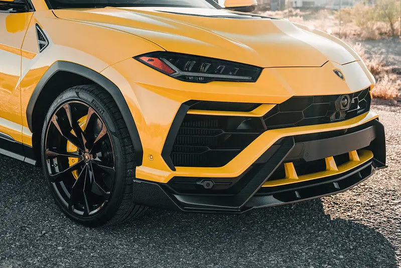 Vorsteiner Ux-07 Edizione Aero Front Spoiler Carbon Fiber Pp 2X2 Glossy For Lamborghini Urus 1