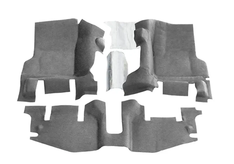 Bedrug 97-06 Jeep Tj Front 3Pc Bedtred Floor Kit W/Center Console - Incl Heat Shields 1