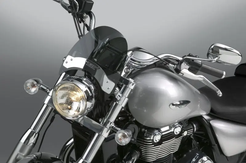 National Cycle Fits 52-56 Mm. O.D. Flyscreen-Chrome Dark Tint 1
