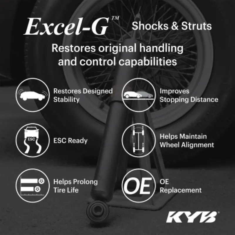Kyb 19-21 Chevrolet Silverado W/ Z85 / Gmc Sierra W/ Z85 (Increased Capacity) Excel-G Shock - Rear 1
