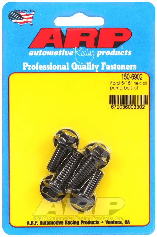 Arp Ford 5/16 Inch Hex Oil Pump Bolt Kit 1