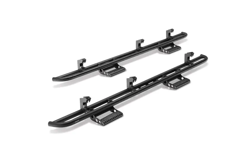 N-Fab Rkr Step System 16-17 Toyota Tacoma Double Cab - Tex. Black - 1.75In 1