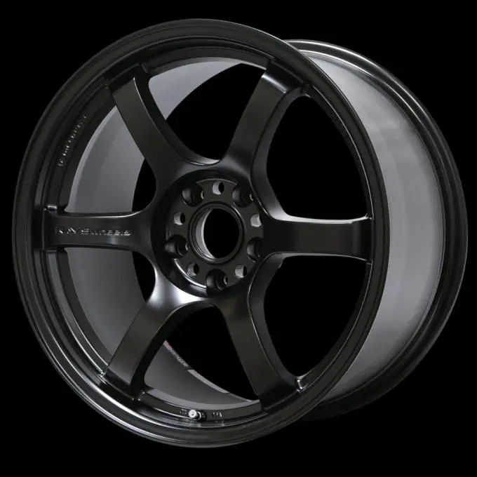Gram Lights 57Dr 15X8.0 +28 5X114.3 Semi Gloss Black Wheel 1