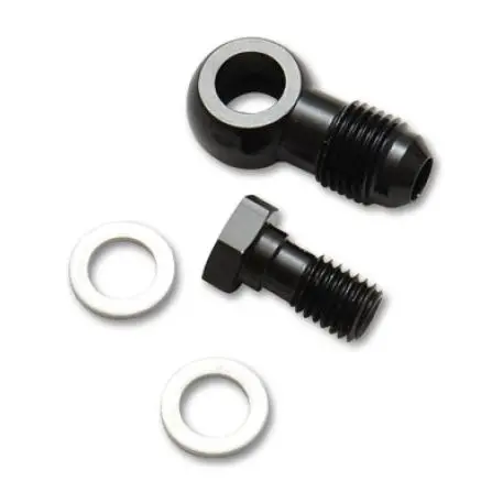 Vibrant -6An Male Banjo Fitting 12Mm X 1.0 Metric Aluminum + 2 Washers 1