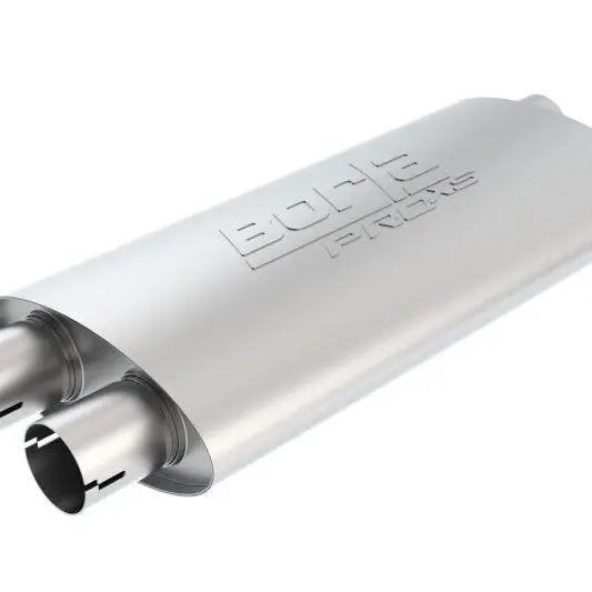 Borla Universal Proxs Muffler - Oval Dual/Dual Inlet/Outlet 2.5In Tubing 19Inx4inx9.5In Case 1