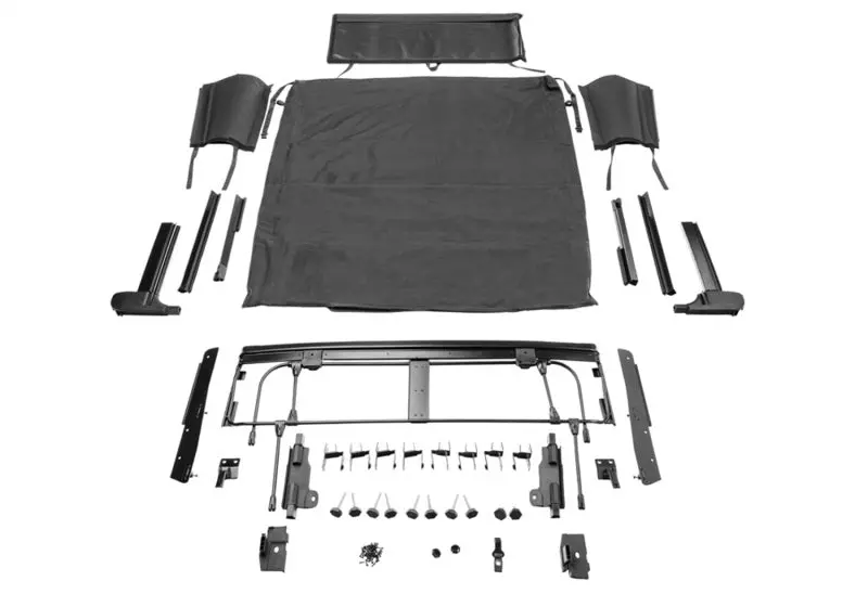 Rampage 20-22 Jeep Gladiator Trailview Fastback - Black Diamond 1