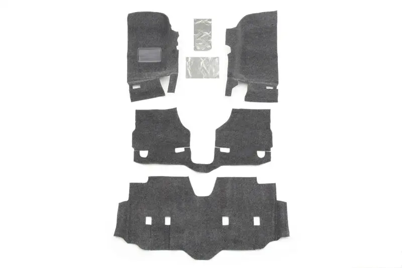 Bedrug 07-16 Jeep Jk Unlimited 4Dr Front 4Pc Floor Kit (Incl Heat Shields) 1