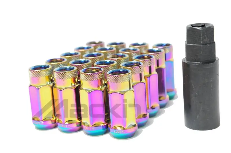 Wheel Mate Monster Lug Nut Caps - Black 14X1.50 1