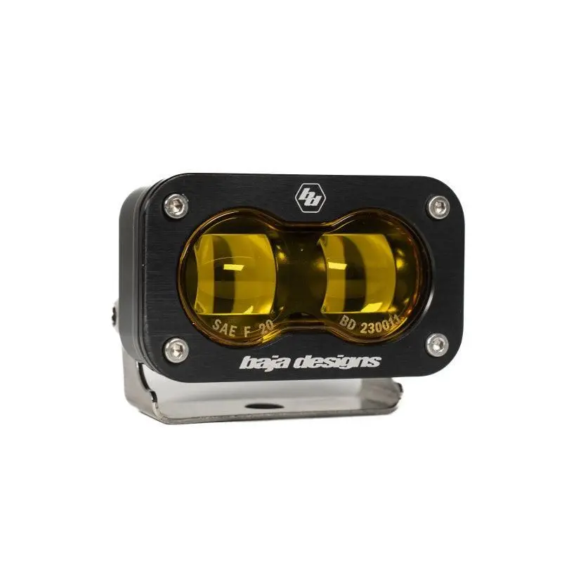 Baja Designs 17-20 Ford F-150 Raptor S2 Sae Pro Fog Pocket Kit - Amber 1
