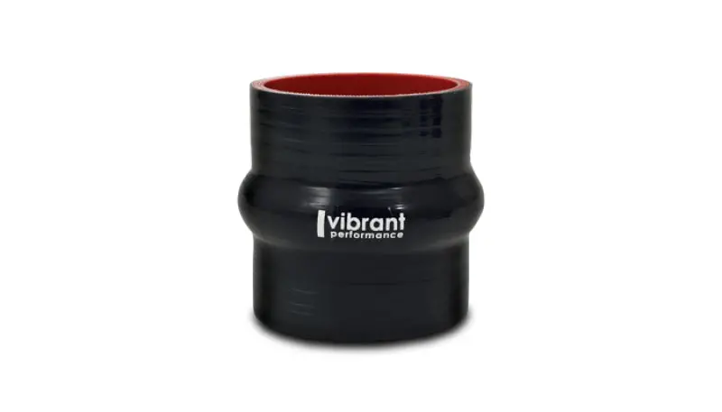 Vibrant Silicone  Hump Hose Coupler 2.375In Id X 3.00In Long - Black 1